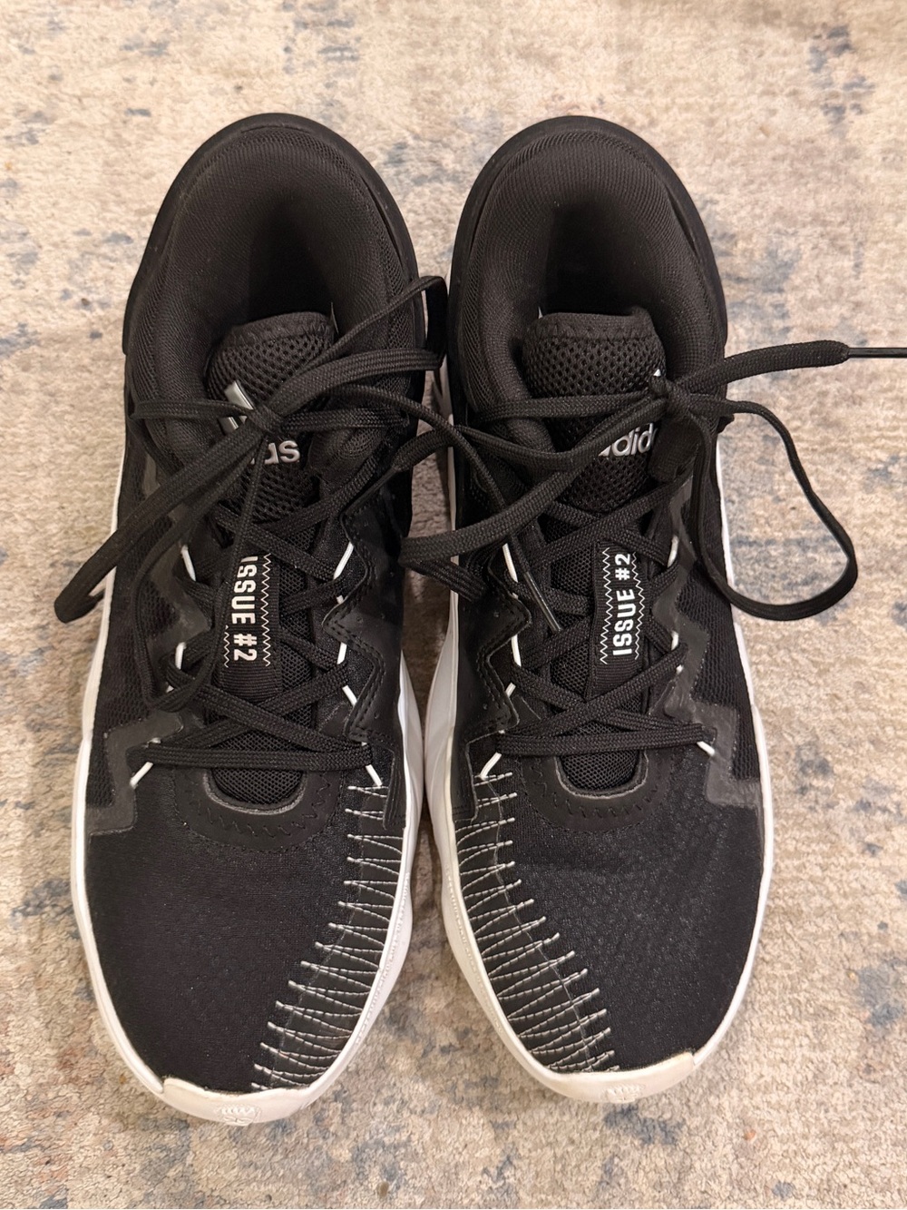 Adidas D.O.N. Issue #2 Core Black Men's  shoes Size 8.5 Sneakers Basketball